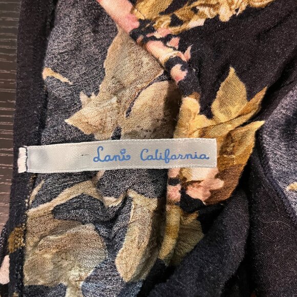 LANI CALIFORNIA SLEEVELESS BLACK FLORAL MAXI TUBE DRESS - Picture 4 of 6